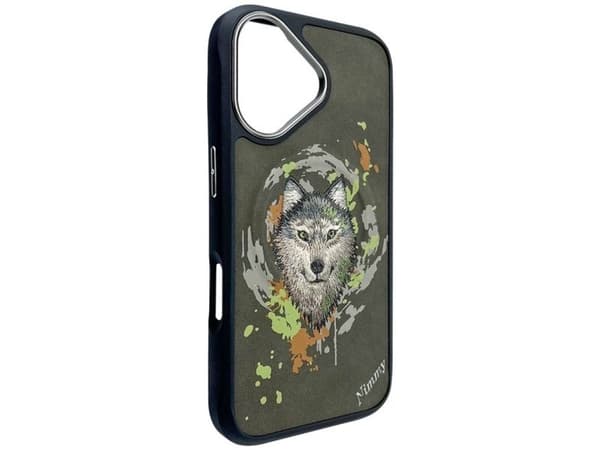 Nimmy Wilk iPhone 16-deksel mørkegrå