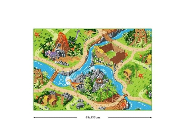 Biltapet "Dino World" 95 x 133 cm