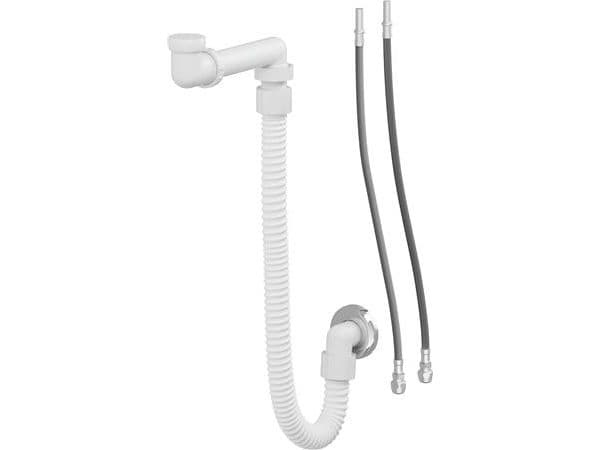 Flexibelt till- och avloppsslangsystem, 700 mm