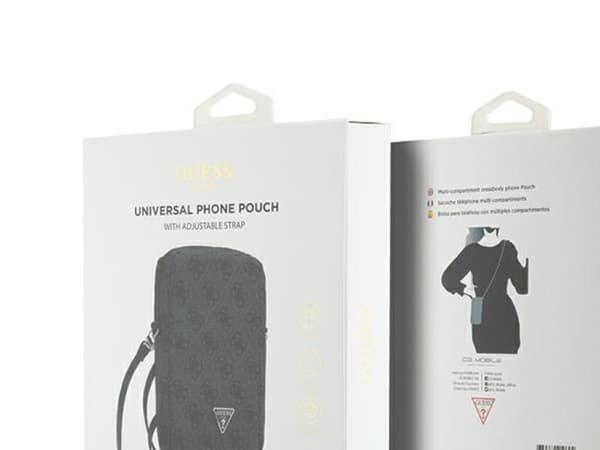 Guess Zip 4G trekantveske - sort
