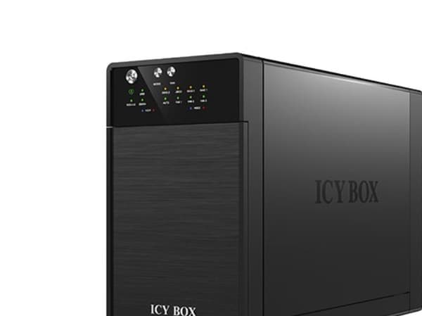 ICY BOX IB-RD3620SU3 - Hårddiskarray - 2 fack (SATA-600) - SATA 3Gb/s, USB 3.0 (extern)