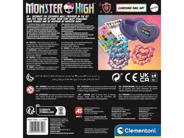 Clementoni Monster High Clawsome Nail Art