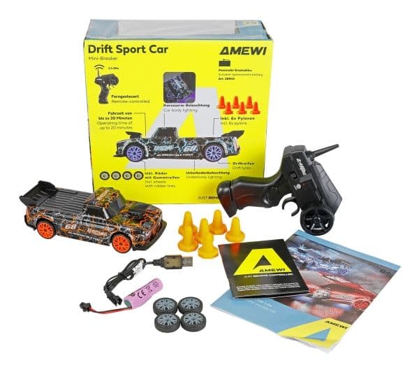Amewi 21128, Driftbil, 1:24, 6 år