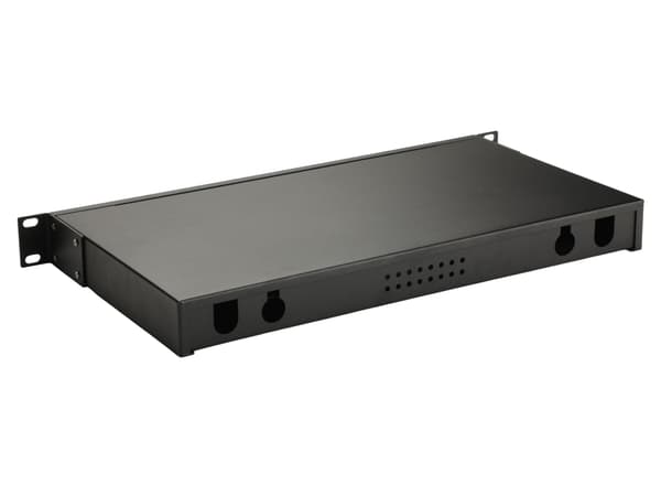 Equip 337304, SC, OM4, rackmontering, 1U, svart, stål