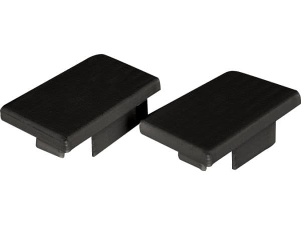Endestykke Art Low Sort 2 stk., til E-7504024 Profil Art Low 2m Sort PROFESSIONEL