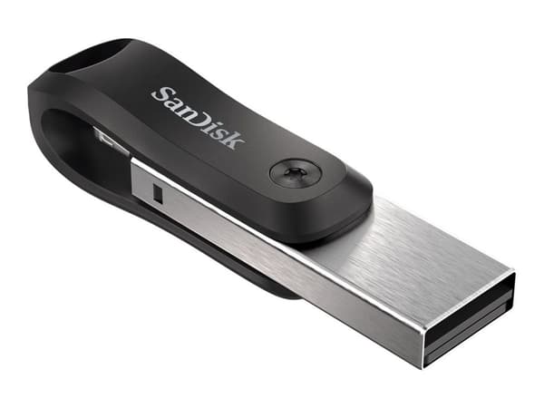 SanDisk iXpand Go - USB flash-enhet - 128 GB - USB 3.0 / Lightning