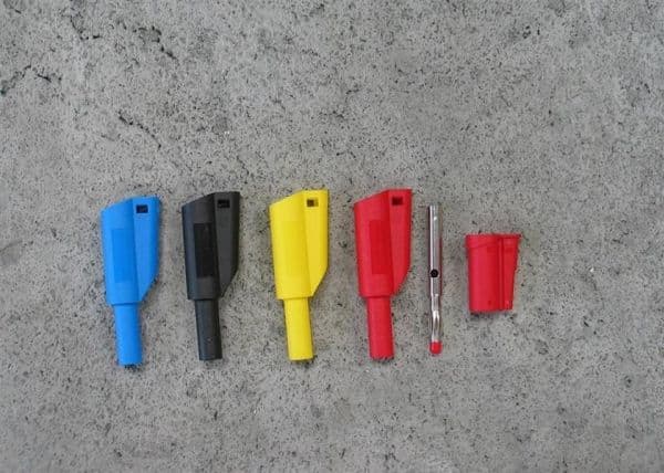 ELMA INSTRUMENTS bananstift flerspetsig 4 mm, för stapling med skyddsförskruvningar