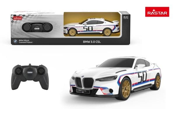 RASTAR R/C 1:24 BMW 3.0 CSL White
