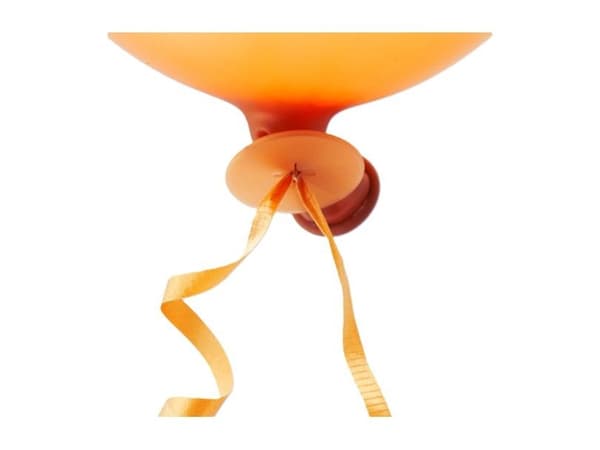 Orange ballonsnore, 100 stk