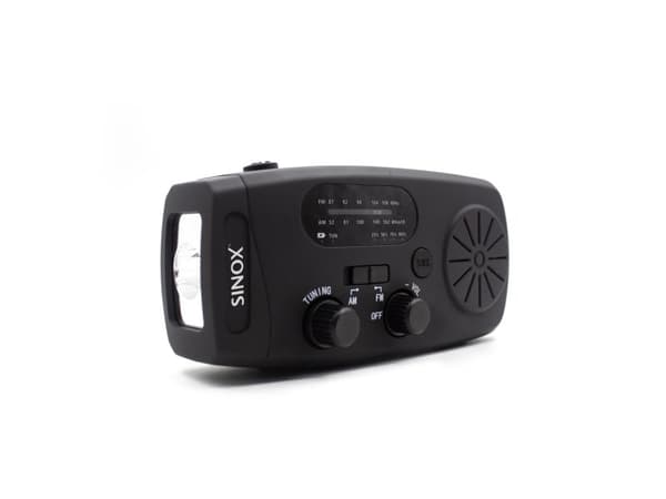 Sinox kompakti hätäradio, musta