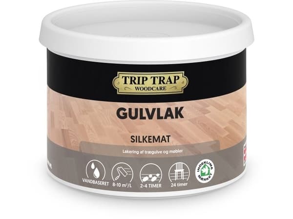 Trip Trap Gulvlak, silkemat