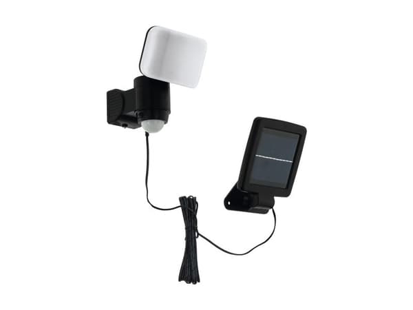 EGLO CASABAS solcelle vegglampe - sort med sensor