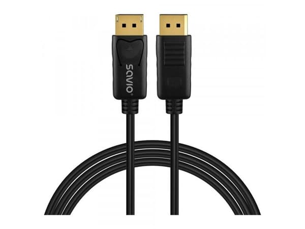 Savio CL-206 DisplayPort cable 3 m Black