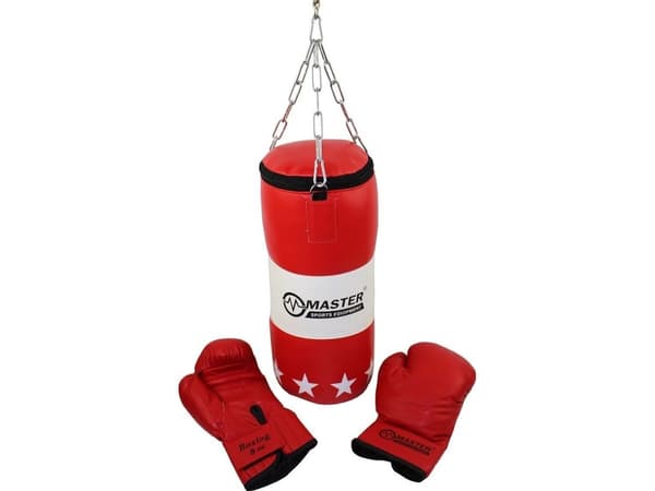 Master boxningssäck med handskar MASTER för barn