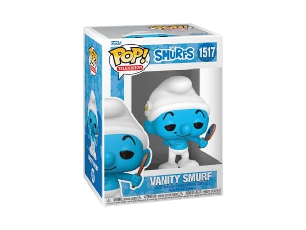 FUNKO POP! vinylfigur av Smurfene - Forfengelighetssmurf, 9,5 cm