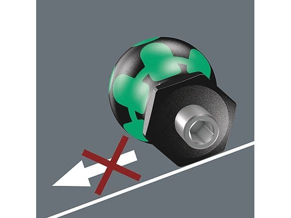 Wera Kraftform Compact Stubby 1, svart,grönt