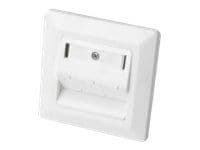 Digitus - Etulevy - RJ-45 X 3 - RAL 9010