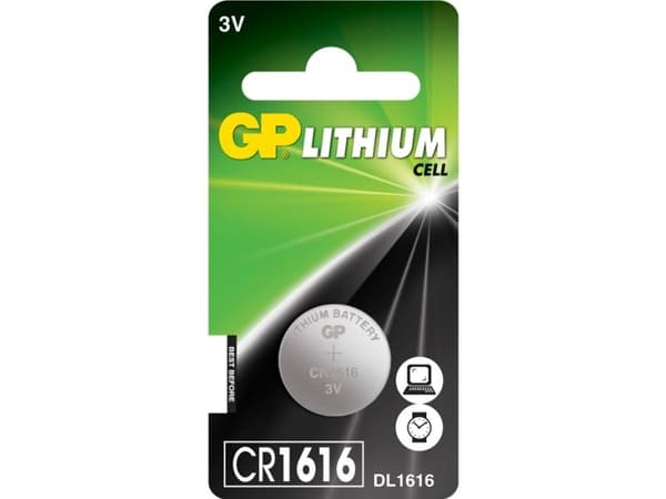 Gp cr1616 batteri stk.