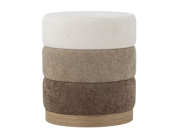 BLOOMINGVILLE Bilbao puff, brun, polyester