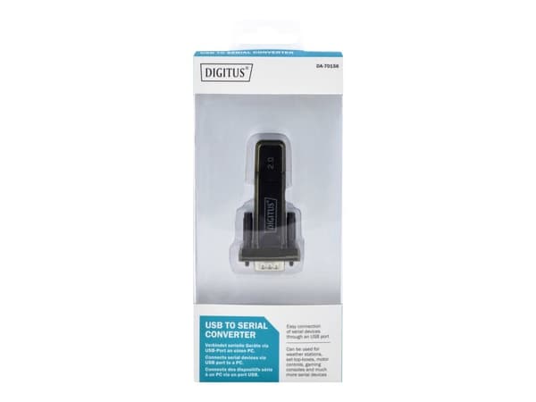 DIGITUS DA-70156 - Sarjasovitin - USB - RS-232