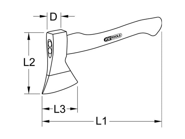 KS Tools 1401239 Håndøkse