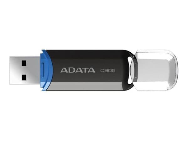 ADATA Classic Series C906 - USB-flashstasjon - 32 GB - USB 2.0 - svart