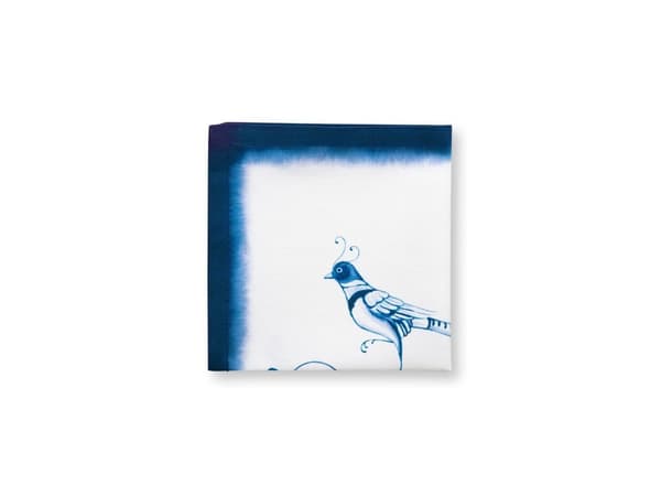 PIP Studio Set/2 Napkin Bird Blue 40x40