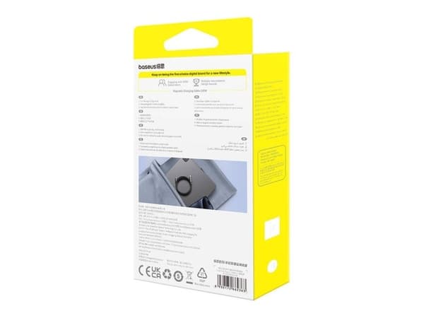 Baseus USB-C til USB-C-kabel, 1 m, svart (6932172662363)