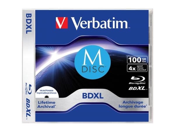 Verbatim M-Disc BD-R Blu-Ray 100GB - 1 pcs