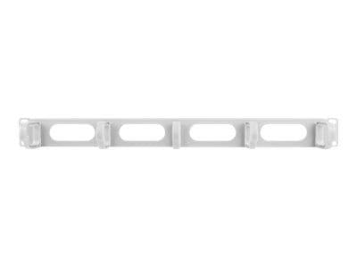 Lanberg Typ B - Rack-kabel styrepanel - RAL 7035 - 1U - 19"