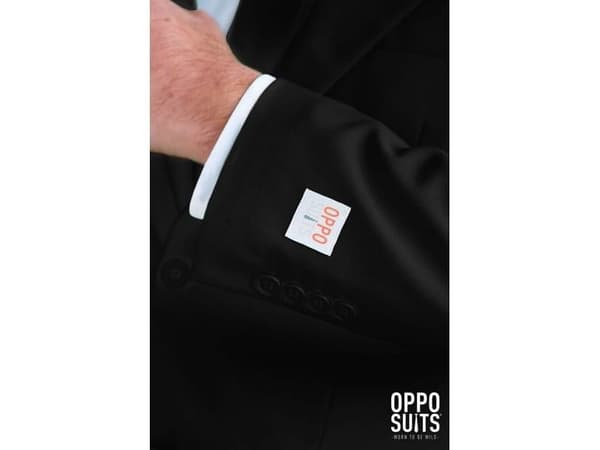 Sort jakkesæt OppoSuits