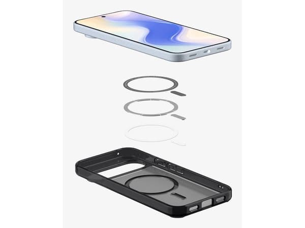 Spigen ACS09703, Etui, Google, Google - Pixel 10 Pro Google - Pixel 10, 16 cm (6.3"), Sort, Translucent