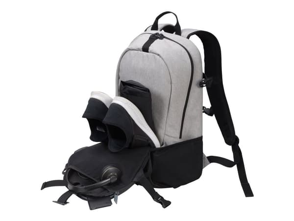 DICOTA Backpack GO - Notebookryggsekk - 13" - 15.6" - lysegrå