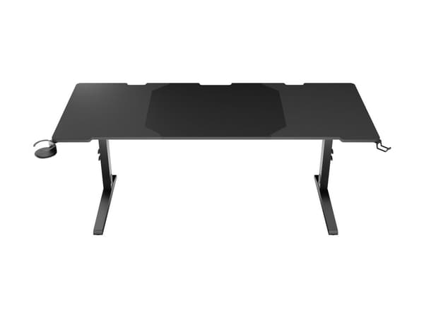 Genesis Holm Modular - Skrivebord - rektangulær - antrasitt, svart
