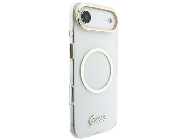 Guess IML Script Metal MagSafe-deksel til iPhone Air - klar