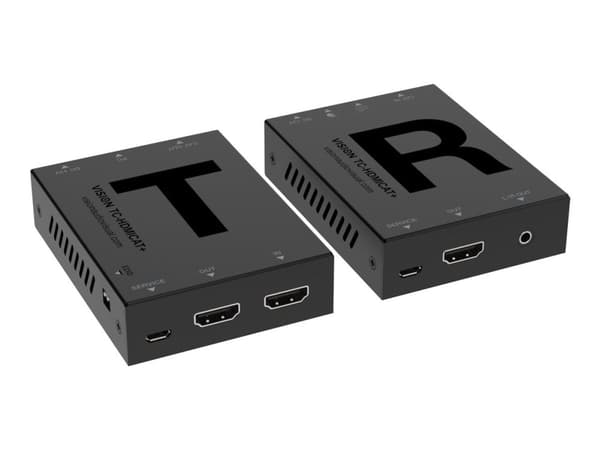 VISION - Sender og mottaker - KVM / lydutvider - HDMI, USB - over CAT 6 - USB - opp til 70 m