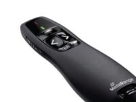 MediaRange - Presentasjonsfjernstyring - 5 knapper - RF - svart