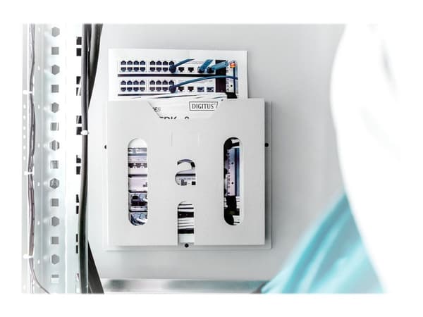 DIGITUS - Wiring plan pocket - lysegrå, RAL 7035