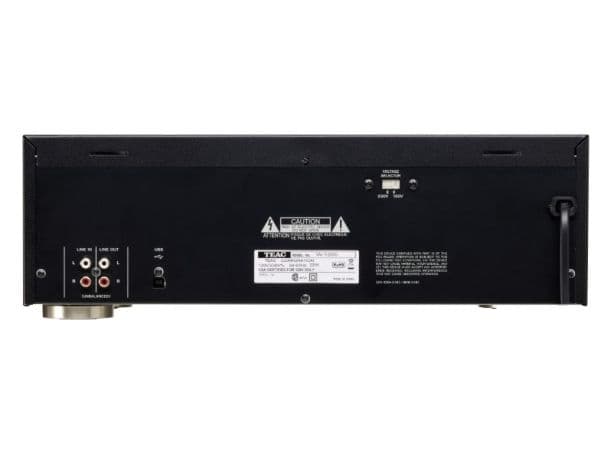 Teac W-1200 - Dobbelt kassettstasjon - sort