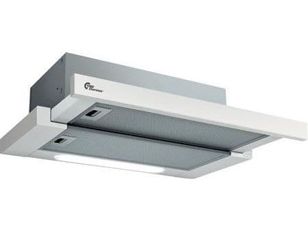 Hette Gemini III Hette for sentralventilasjon 60 cm. - Hvit
