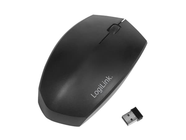 LogiLink ID0191, Optisk, Bluetooth, 1200 DPI, Svart