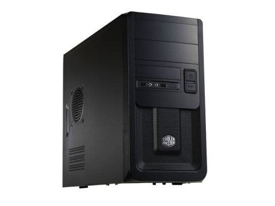 Cooler Master Elite 343 - Minitower - micro-ATX - ingen strømforsyning (ATX / PS/2) - sort - USB/Lyd