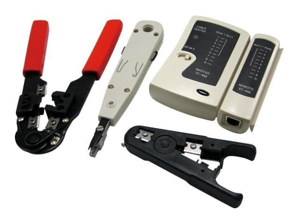 LogiLink Networking Tool Set with Bag - Nätverksverktyg/provutrustningskit