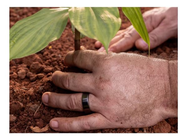 Ultrahuman Ring Air - 10 - smart ring - Bluetooth - 3.1 g  - aster black
