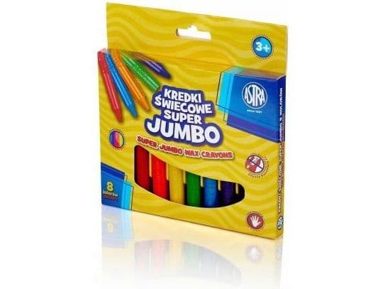 Astra Jumbo Crayon värikynät 8 väriä