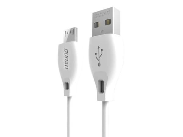 Dudao micro USB-kabel 2,4A 2m vit (L4M 2m vit)