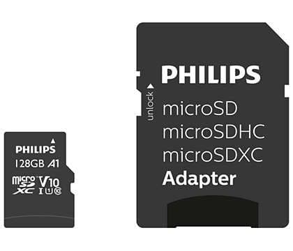 Philips FM12MP45B - Flashminnekort - 128 GB - UHS Class 1 / Class10 - SDXC