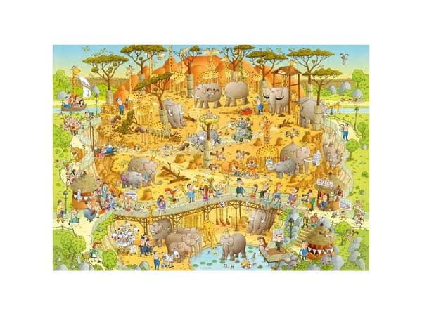 Heye Puzzle 29639, 1000 stykker, Dyr