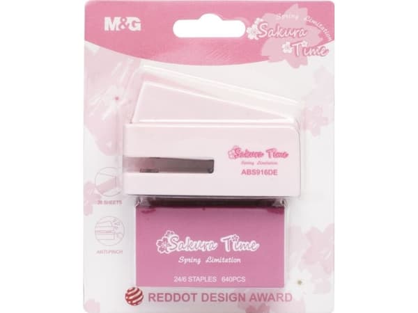 Sakura mini stiftemaskin 24/6, 20 ark