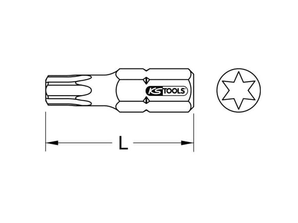 KS Tools 918.3531 9183531 Torx-bitti 5 stk